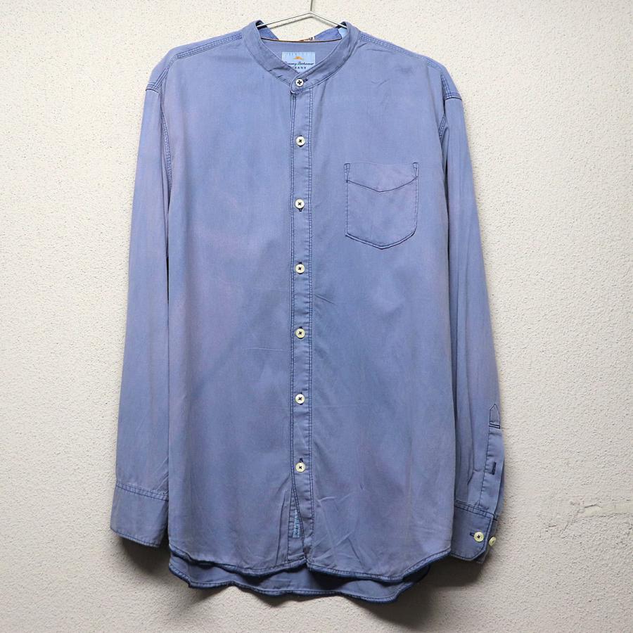 バンドカラーシャツ トミーバハマ ブランド シャツ Tommy Bahama 古着 メンズ古着 ユーロ古着 長袖シャツ 古着コーデ 古着男子