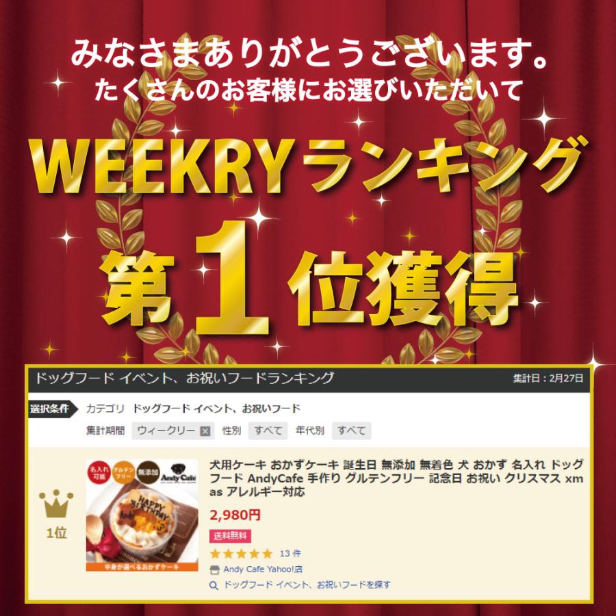 犬用ケーキ おかずケーキ 誕生日 無添加 無着色 犬 おかず 名入れ ドッグフード Andycafe 手作り グルテンフリー 記念日 お祝い アレルギー対応 Dm0024 Andy Cafe Yahoo 店 通販 Yahoo ショッピング