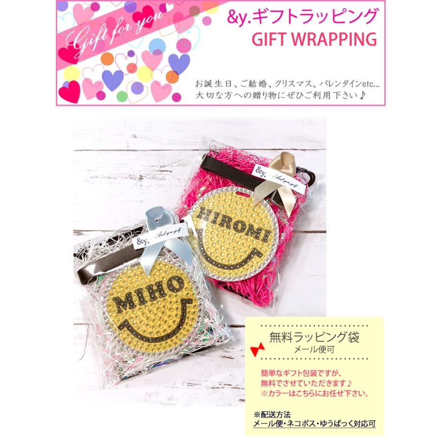 ネームプレートタグ ゴルフ 新商品 アンドユーイニシャルスマイルデザイン スワロフスキー使用 オーダーメイド 名入れ キーホルダー W10 Golfshop Andyou 通販 Yahoo ショッピング
