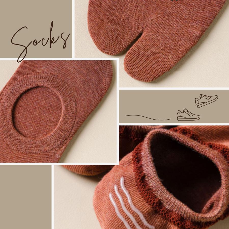 足袋 2本指ソックス 3足 セット くるぶし レディース メンズ 二本指靴下 ベリーショート カバーソックス | ブランド登録なし | 22