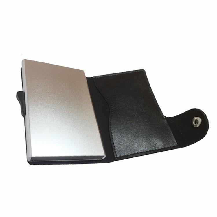 クレジットカードケース スライド式 小銭お札入れ 本革 スマート メンズ レディース キャッシュレス ミニ財布 マネークリップ ギフト 薄型 | ブランド登録なし | 10