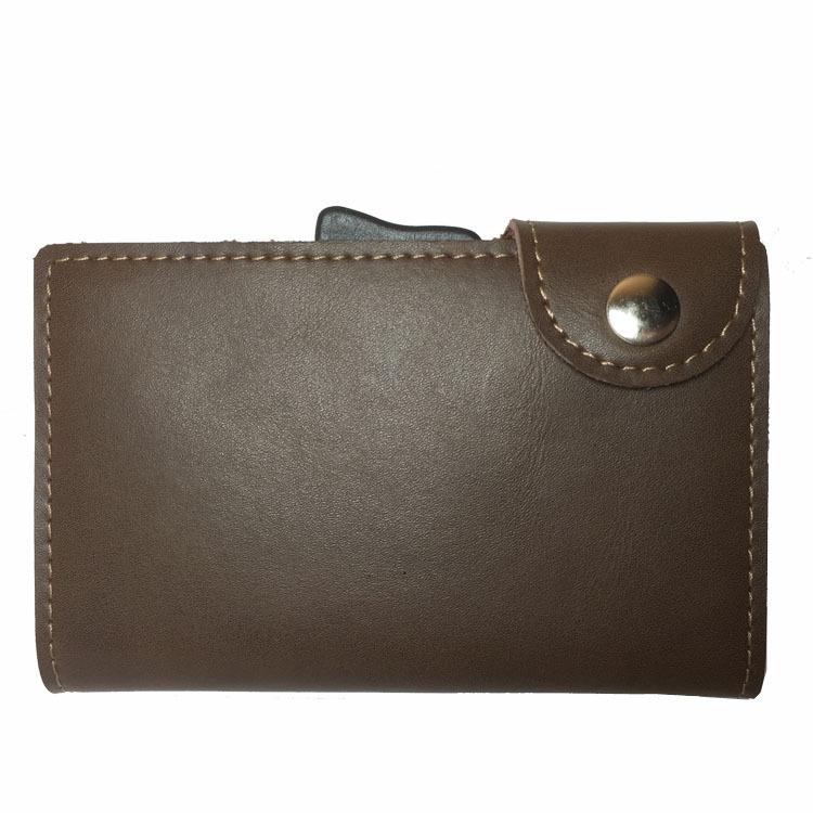 クレジットカードケース スライド式 小銭お札入れ 本革 スマート メンズ レディース キャッシュレス ミニ財布 マネークリップ ギフト 薄型 | ブランド登録なし | 12