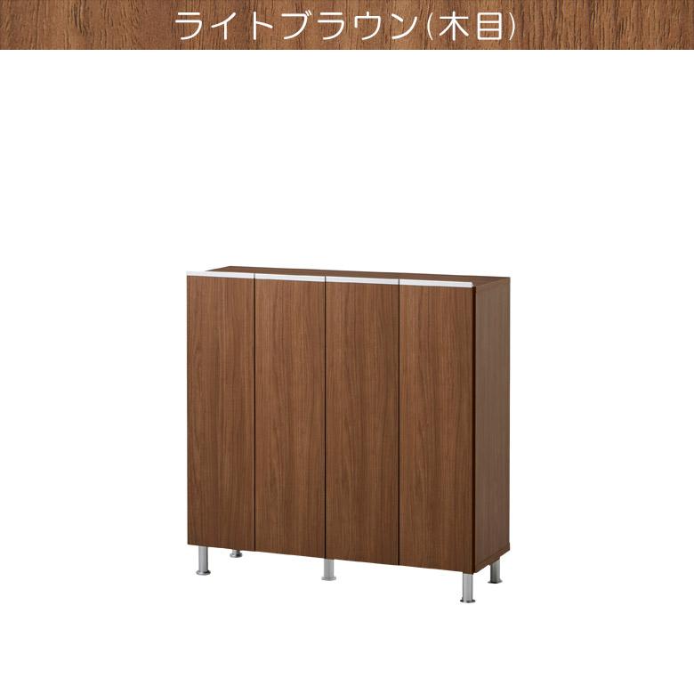 シューズボックス 薄型 幅100 収納 省スペース 下駄箱 木製 靴箱 玄関収納 おしゃれ シューズラック 木製収納 棚 可動棚 | 未来商会 | 11