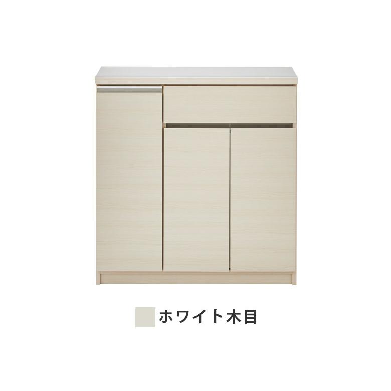 キッチンカウンター 完成品 開き扉収納 キッチン収納 幅90cm カウンター収納 キッチンボード 食器棚 スリム 引き出し収納 90cm幅 国産 日本製_10