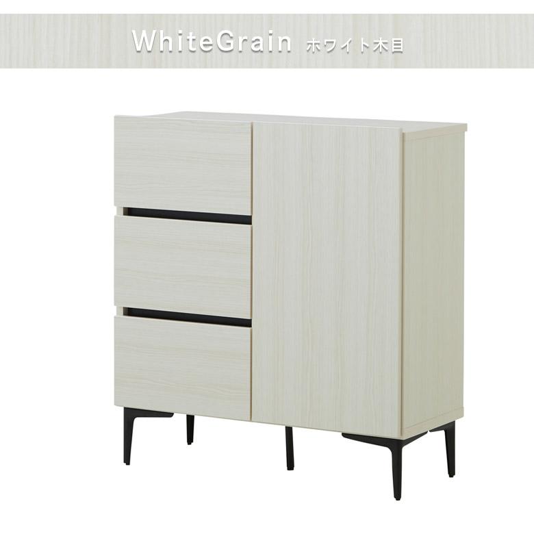 サイドボード 80cm幅 ヴィンテージ おしゃれ モダン 収納 サイドキャビネット リビング収納 キャビネット 幅80 開き扉収納 | 未来商会 | 15