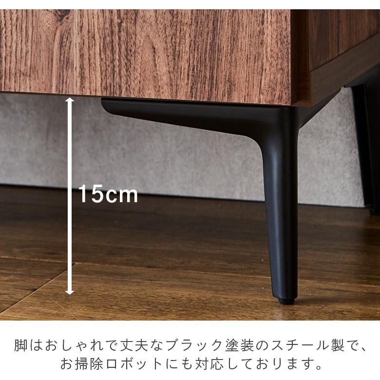 サイドボード 80cm幅 ヴィンテージ おしゃれ モダン 収納 サイドキャビネット リビング収納 キャビネット 幅80 開き扉収納 | 未来商会 | 12