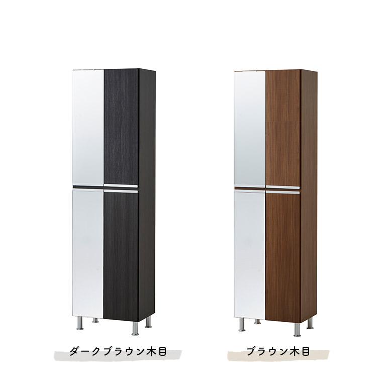 シューズラック ハイタイプ おしゃれ シンプル モダン シューズボックス 幅50cm 下駄箱 靴箱 ミラー付き 全身鏡付き 木製 | 未来商会 | 12