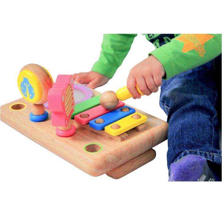 楽器玩具 知育玩具 木製 木のおもちゃ 0歳 6ヶ月 1歳 楽器 木琴 音遊び おもちゃベビー 子供 ファーストミュージックセット Edute  エデュテ :ed-la-010:ファッションインテリア アンイン - 通販 - Yahoo!ショッピング