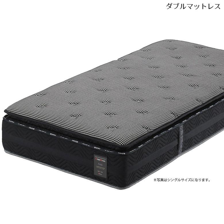 マットレス ダブル ポケットコイル 厚さ35cm 並行配列 防ダニ 抗菌 防臭 機能性中綿 マット ニット生地 眠活 寝具 新生活