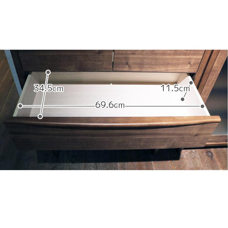 キャビネット チェスト 幅80 引き出し収納 4杯 リビング収納 ディスプレイ コレクションケース おしゃれ 北欧風 強化ガラス 80cm キャビネット チェスト 幅80 引き出し収納 4杯 ：幅69