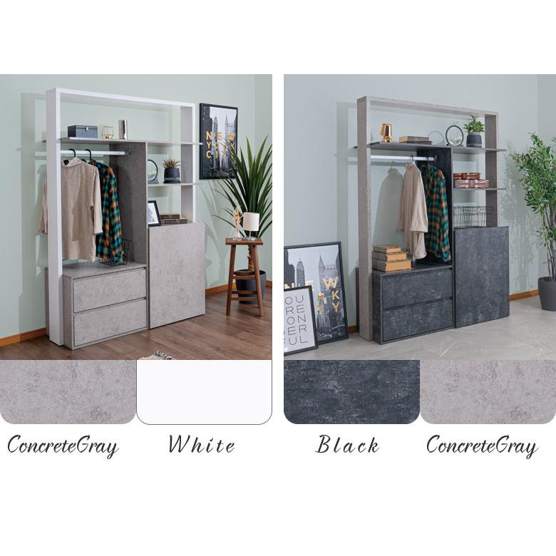 未来商会 デスクラック システムデスク 学習机 幅125cm デスク 収納