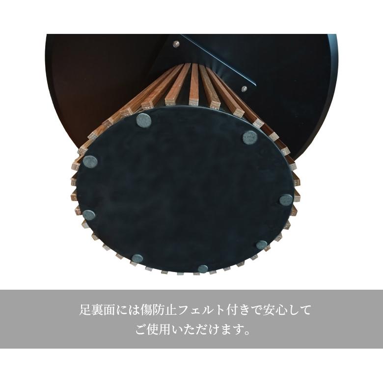 ラウンド木製テーブル（傷あり） 木製 丸型テーブル 傷あり