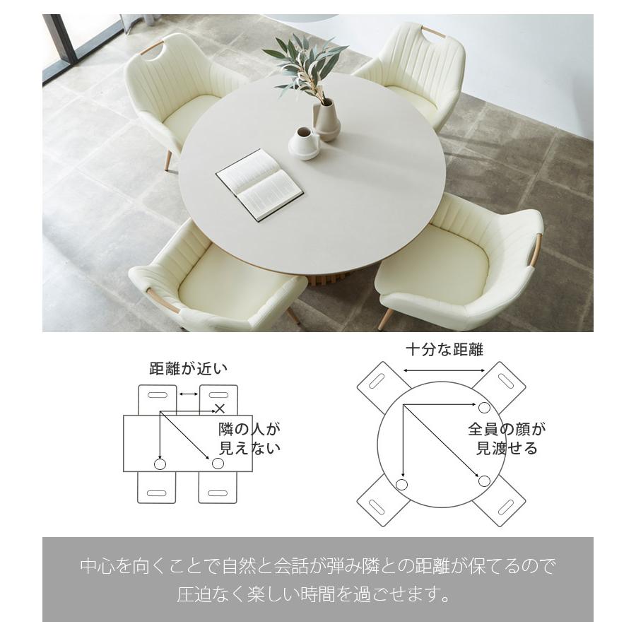 円形テーブル　丸テーブル　120cm ダイニングテーブル 幅120cm 丸テーブル 単品 4人掛け 円形 4人