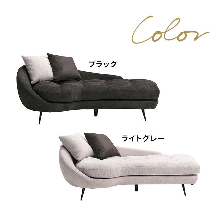 3人掛けソファ ライトグレー 180cm ベルベット 【公式通販】