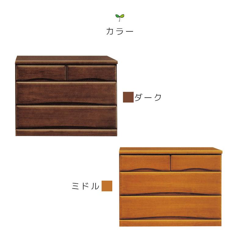 未来商会 - ローチェスト 用だんす 為し遂げる品 3段 納める 幅90糎 日本製 たんす ウレタンペンキ塗り キャスター付き添い人 フルオープンレール 引き出し たんす 用だんす 御召しもの社交ダンス