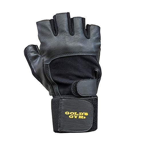 ゴールドジム(GOLD`S GYM) EXアルティマレザーグローブ G3433 メンズM 黒 m(約22cm)|anela-store|02