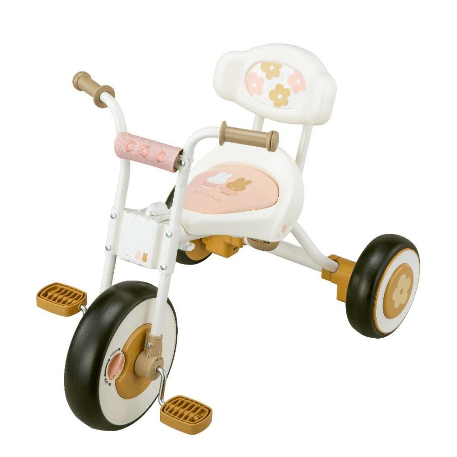 アイデス ナチュラルトライク / ミッフィー＆メラニー 三輪車 足乗せ