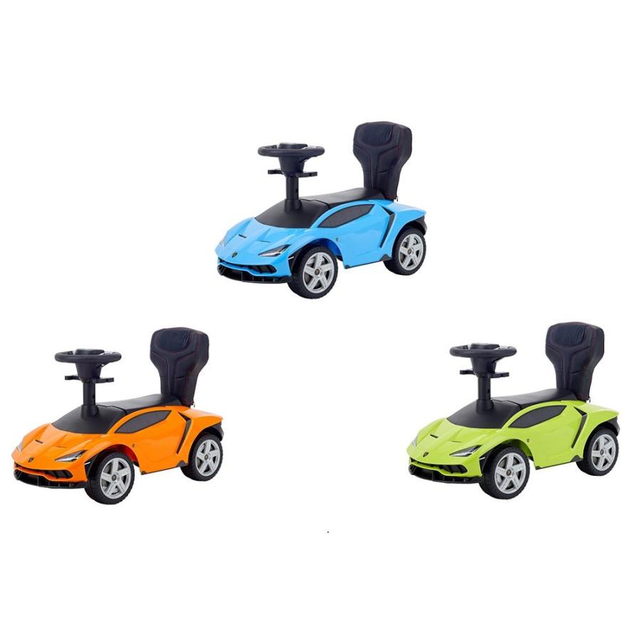 ランボルギーニ グリーン色の車型手押し車 乗用おもちゃ ランボルギーニ グリーン色の車型手押し車 乗用おもちゃ
