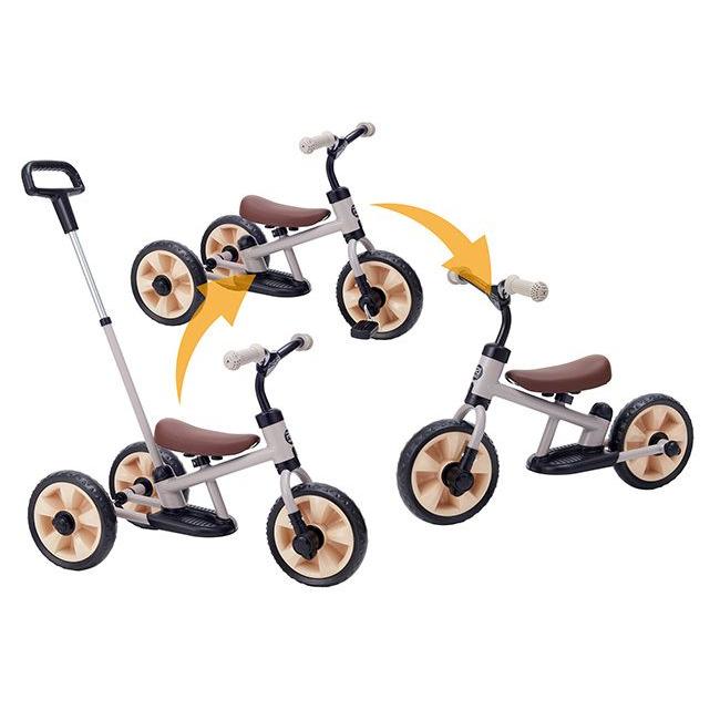 三輪車 へんしん！サンライダー NEO マットグレー : Anela Yahoo!店