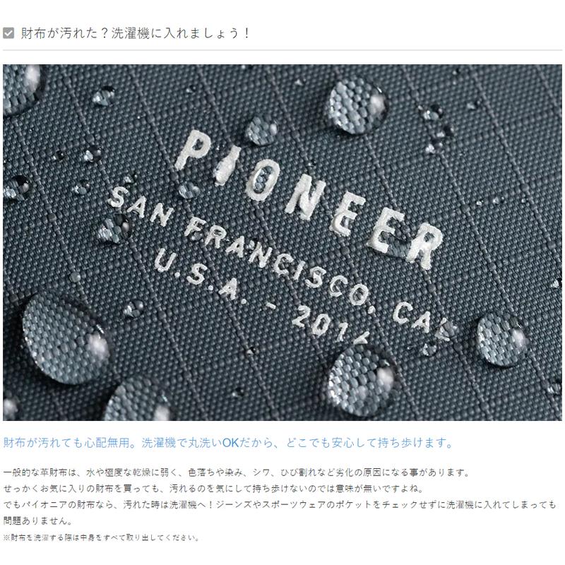 防水 財布 メンズブランド コンパクト RFID Pioneer Carry Altitude Billfold パイオニアキャリー Onyx｜anelanalu｜10