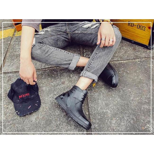 ２color韓国レインブーツ Rainboots メンズ レインシューズ 靴 防水 おしゃれ 梅雨 雨の日 かっこいい 紳士靴 Man Shoes13 ファッション アネモネ 通販 Yahoo ショッピング