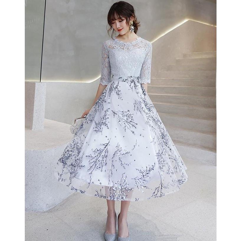 パーティードレス 結婚式 ドレス お呼ばれ 二次会 花嫁 ワンピース 同窓会 卒業式 披露宴 レース 演奏会 成人式 着痩せ 袖あり 代 30代 大セール Ou Lq108 ファッション アネモネ 通販 Yahoo ショッピング