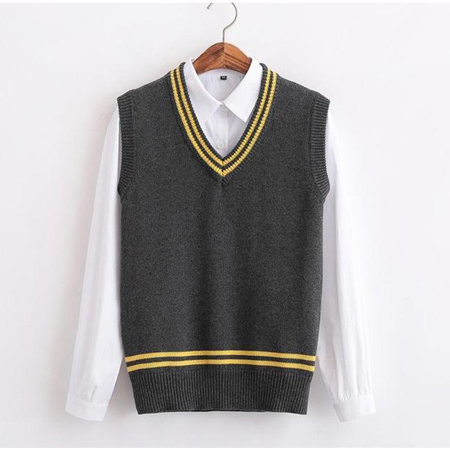 セーター ベスト スクールカーディガン スクールニット レディース メンズ 男女兼用 セーター ニット Vネック Vセーター ユニセックス 高校生 入学式 通学 St Zfabc76 ファッション アネモネ 通販 Yahoo ショッピング