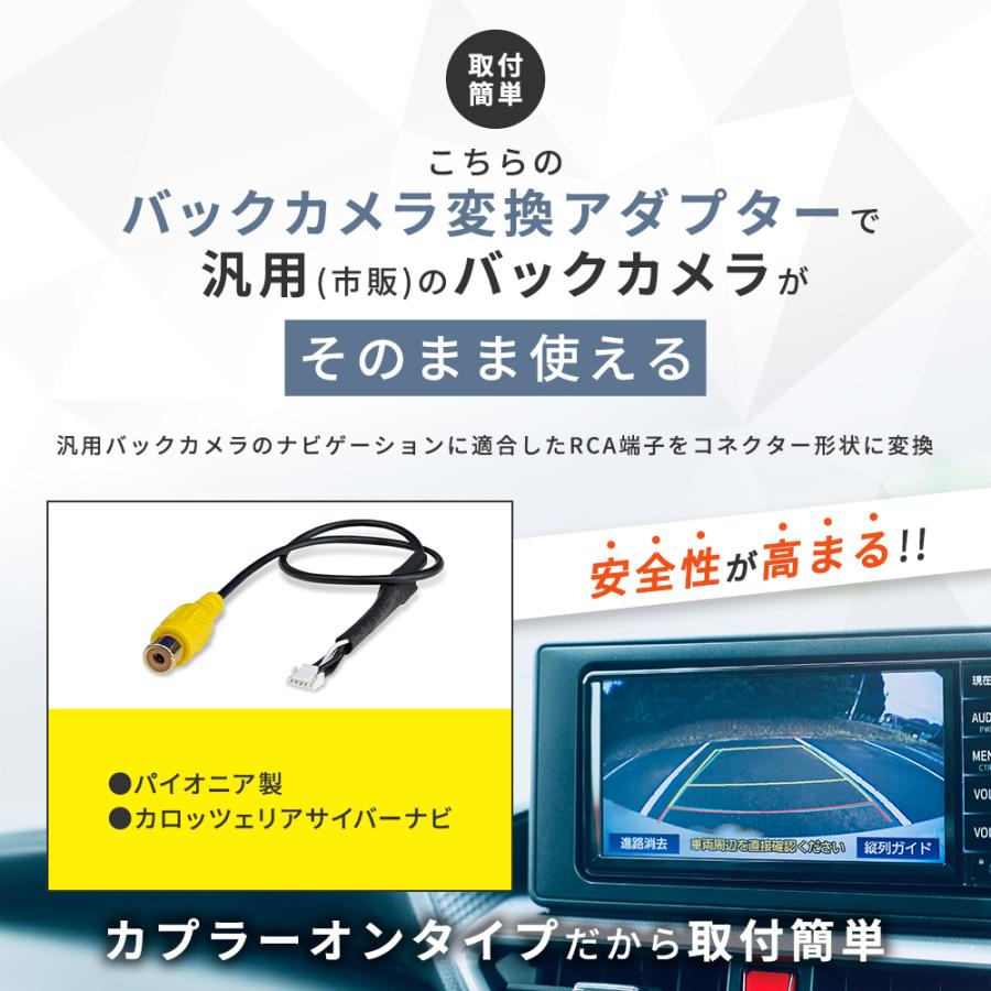 カロッツェリア 2018年モデル AVIC-CW902-M バックカメラ RCA変換