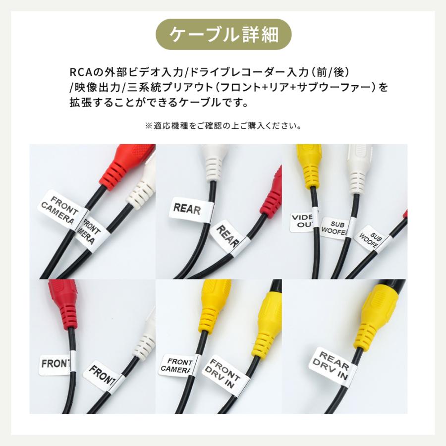 ケンウッド 拡張ケーブル KNA-17AV 互換 AVプリアウト JVC KENWOOD