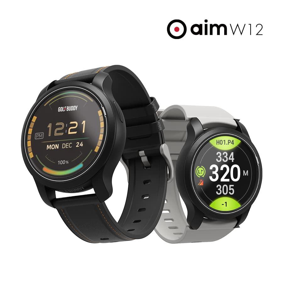 GOLFBUDDY(ゴルフバディー) aim W12 ゴルフウォッチ フルカラー タッチ