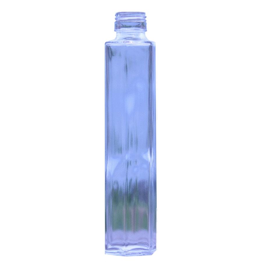 キャップ付 ハーバリウム ボトル 瓶「6角　50本セット　プラ製ホワイト」ガラス瓶  透明瓶 花材 ウエディング プリザーブドフラワー インスタ｜aneo｜02