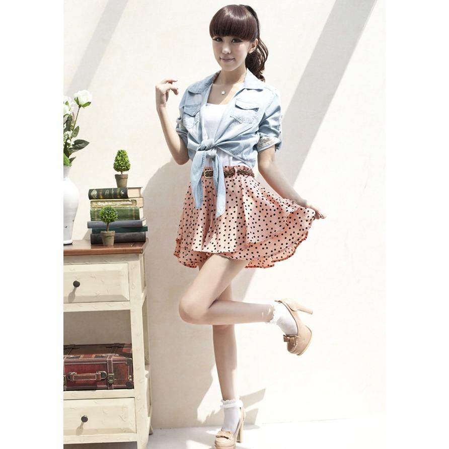 デニムシャツ 裾結び デニム 半袖シャツ 7分袖ダンガリーシャツボレロ ショート丈 Uvカット デニム カーディガン メール便送料無料 Ane Style アネ スタイル 通販 Yahoo ショッピング