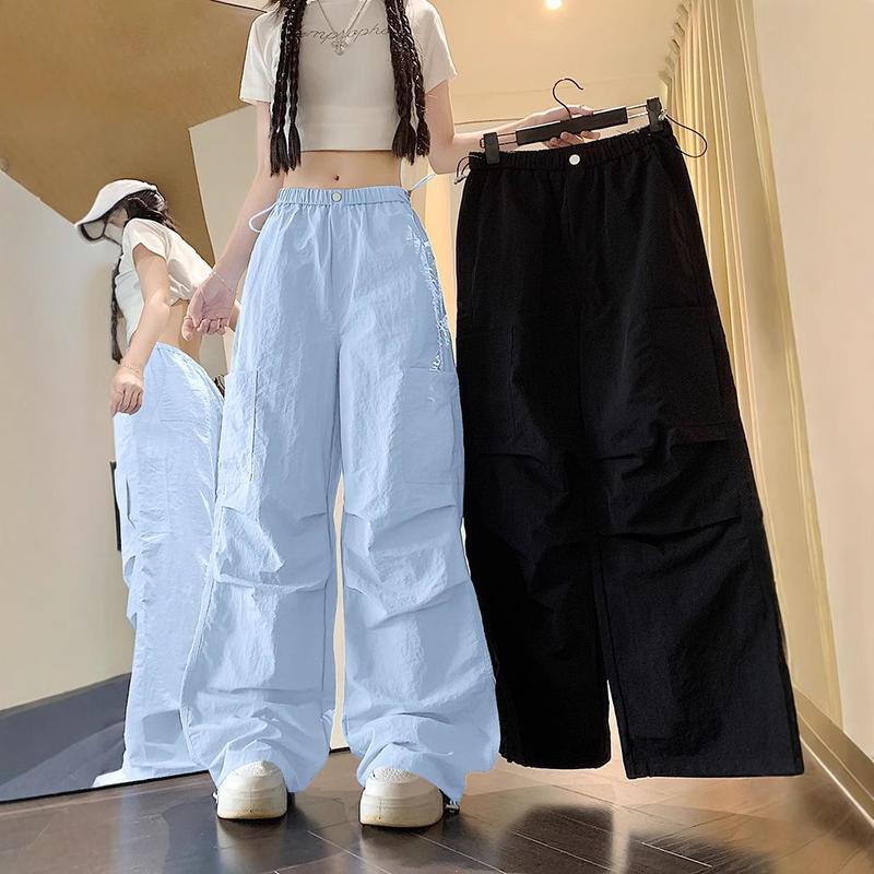 カーゴパンツ レディース ワイドパンツ ゆったり 涼しい 冷感 接触冷感