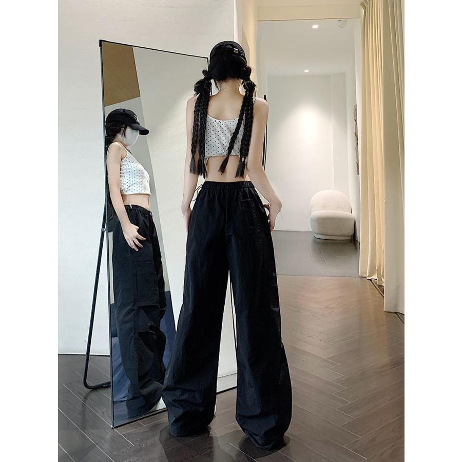 カーゴパンツ レディース ワイドパンツ ゆったり 涼しい 冷感 接触冷感
