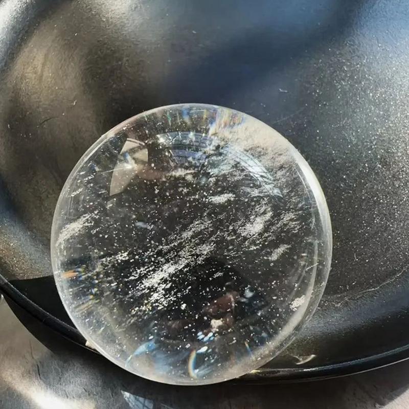 水晶ボール 白水晶 天然水晶玉 風水グッズ クリアクォーツ 占い 置物