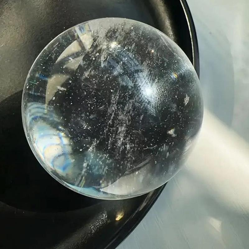 水晶ボール 白水晶 天然水晶玉 風水グッズ クリアクォーツ 占い 置物