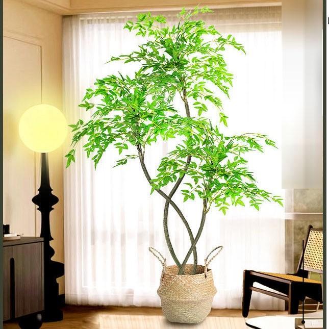 フェイクグリーン ナンテン インテリア リアル 人工観葉植物 人工植物装飾 観葉樹 人工葉っぱ シンプル オフィス 室内 お世話不要 植木（Yahoo!・Ane Style アネ スタイル）