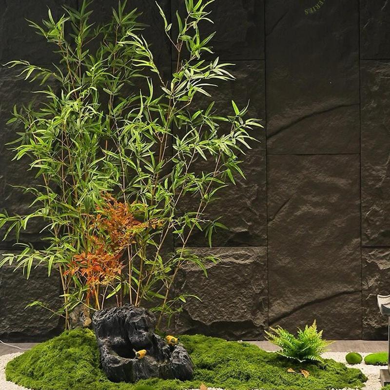 人工観葉植物 大型 フェイク竹 フェイクグリーン 1本 簡単保? 水やり