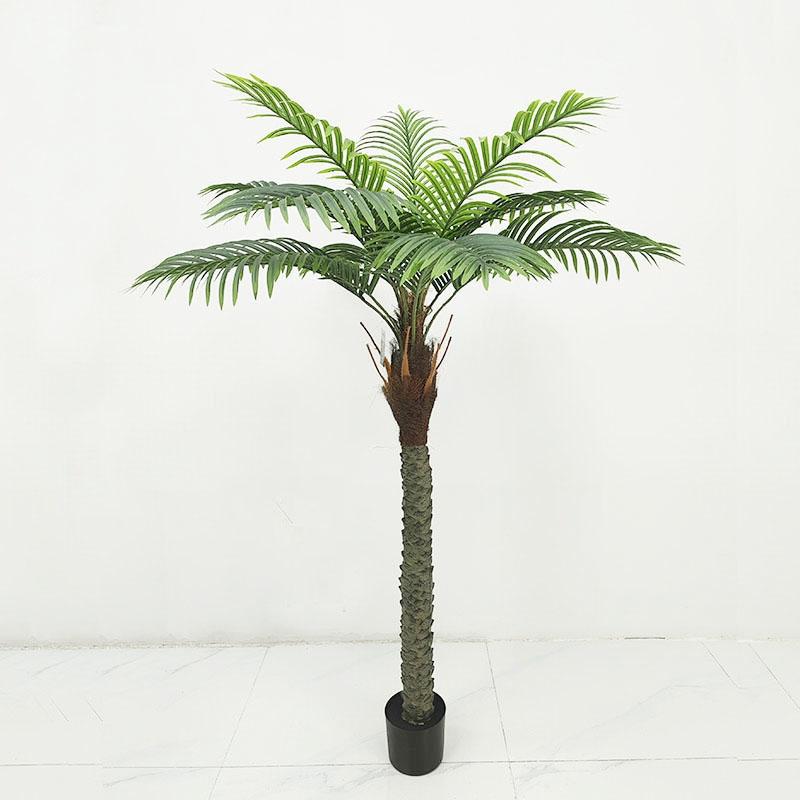 ココヤシ 人工観葉植物 大型 ヤシの木 シュロ フェイクグリーン 1本 簡単保? 本物そっくり 水やり不要 害虫駆除不要 枯れない 置き型（Yahoo!・Ane Style アネ スタイル）