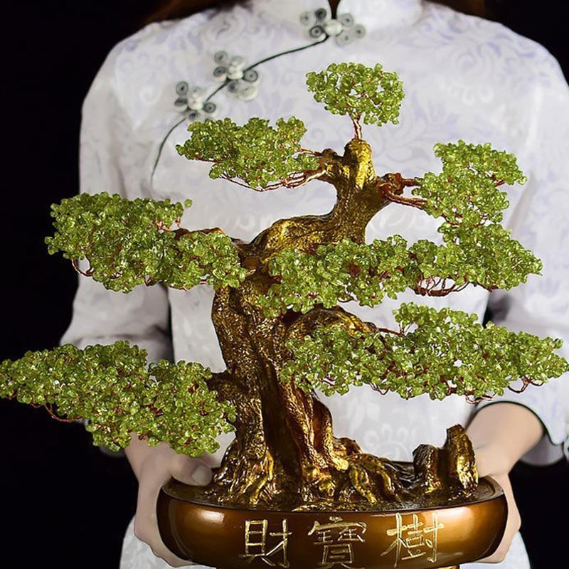 招財樹 水晶 天然石金のなる木 柳 ヤナギの木 風水グッズ 縁起物 浄化 金運 運気改善 恋愛運UP 財源集め 商売繁盛 瞑想用 お祓い