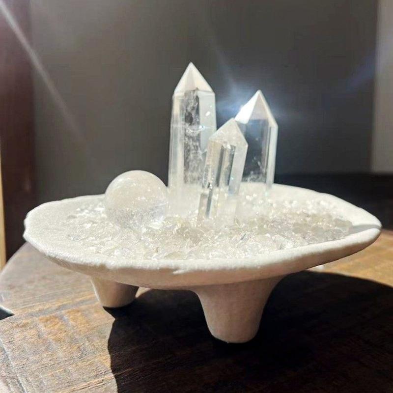 水晶 さざれ石 クリアクォーツ 浄化用 天然石 さざれ 水晶六角柱
