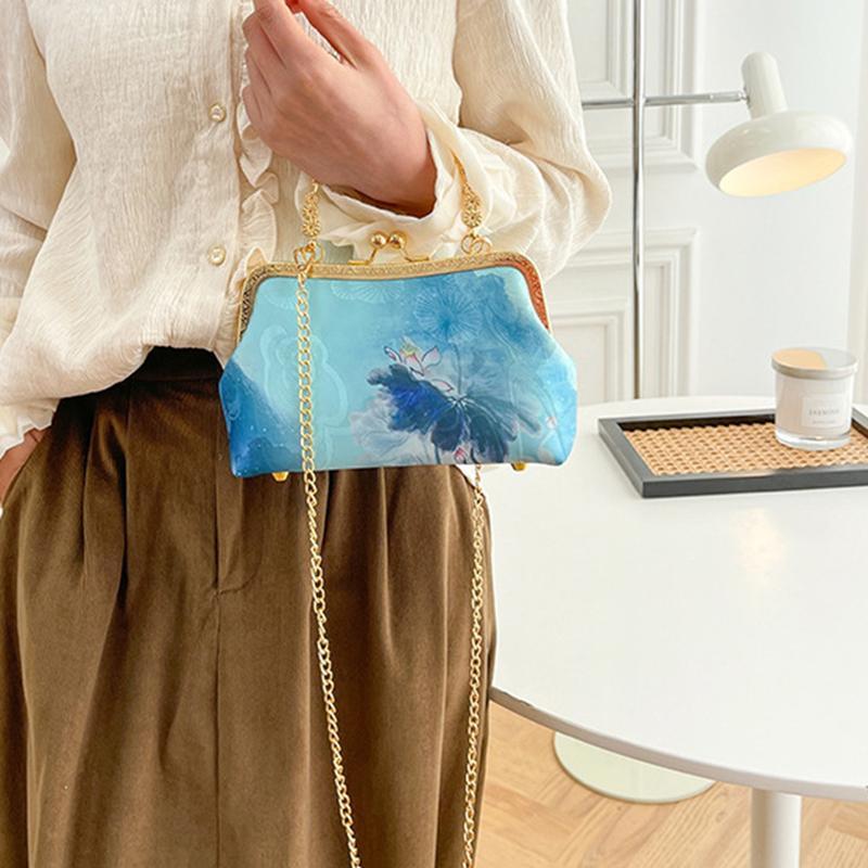 レディース パーティーバッグ ハンドバッグ 結婚式 花刺繍 フラワー
