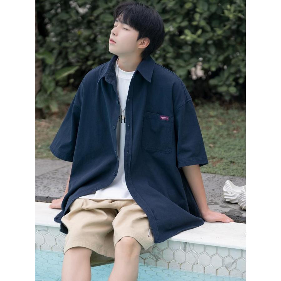 カジュアルシャツ メンズ ビッグシルエット オーバーサイズ