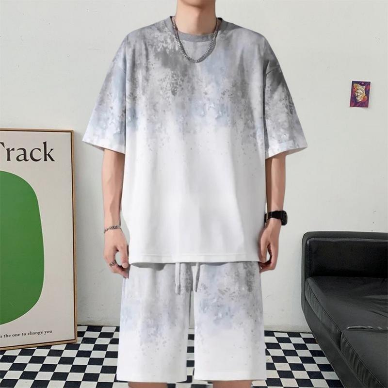 セットアップ メンズ 上下セット 夏 Tシャツ ハーフパンツ