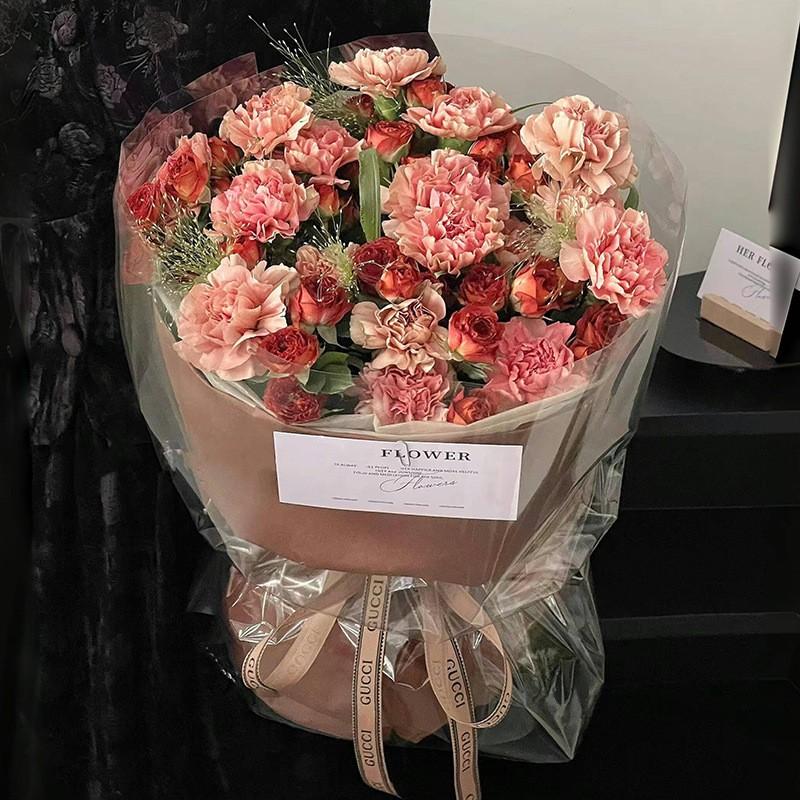 ソープフラワー花束 造花 石鹸の花 花束ブーケ 母の日 ギフト バラ リボン付き ボックス アートフラワー 本物そっくり お世話不要 妻（Yahoo!・Ane Style アネ スタイル）