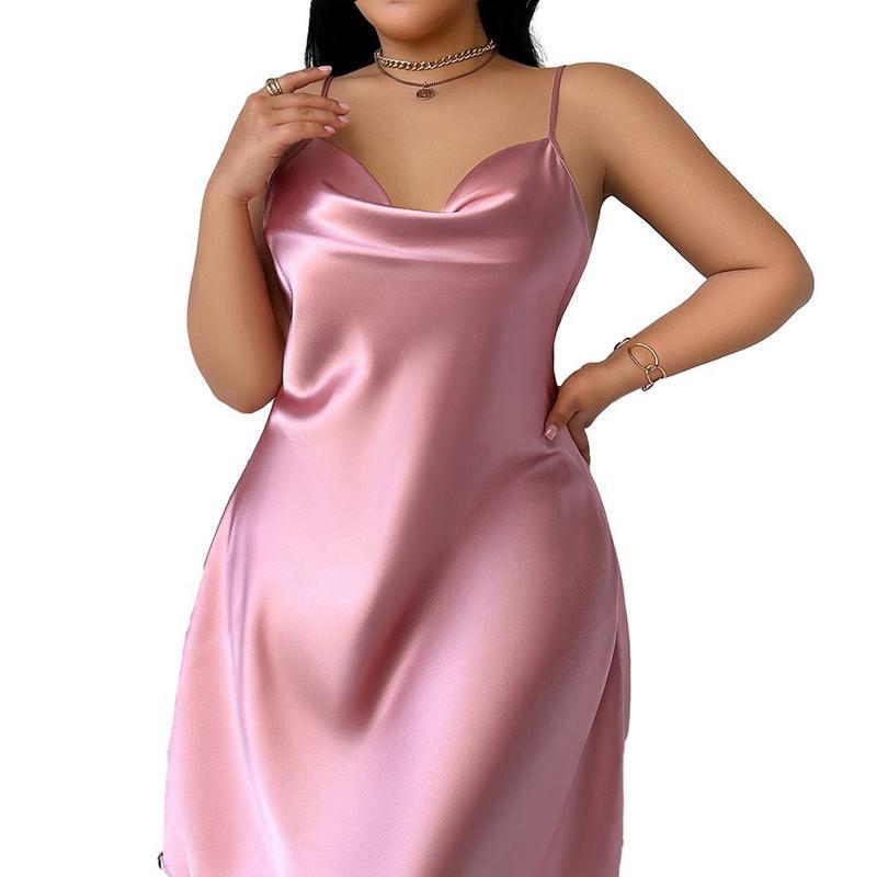 セクシー スリップ XL-5XL ランジェリー キャミソール ワンピース