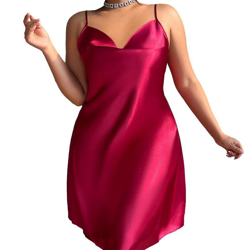 セクシー スリップ XL-5XL ランジェリー キャミソール ワンピース