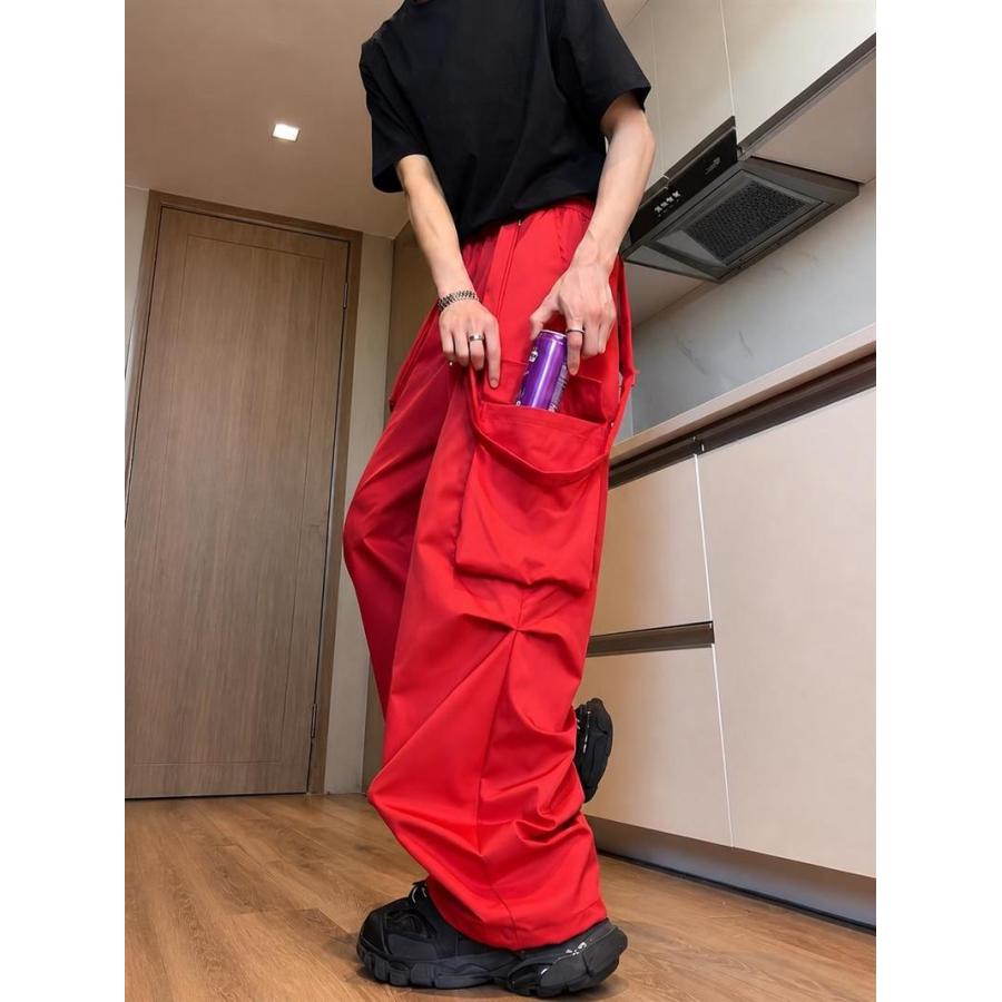カーゴパンツ メンズ ワイドパンツ ストリート系 ヒップホップ ワーク