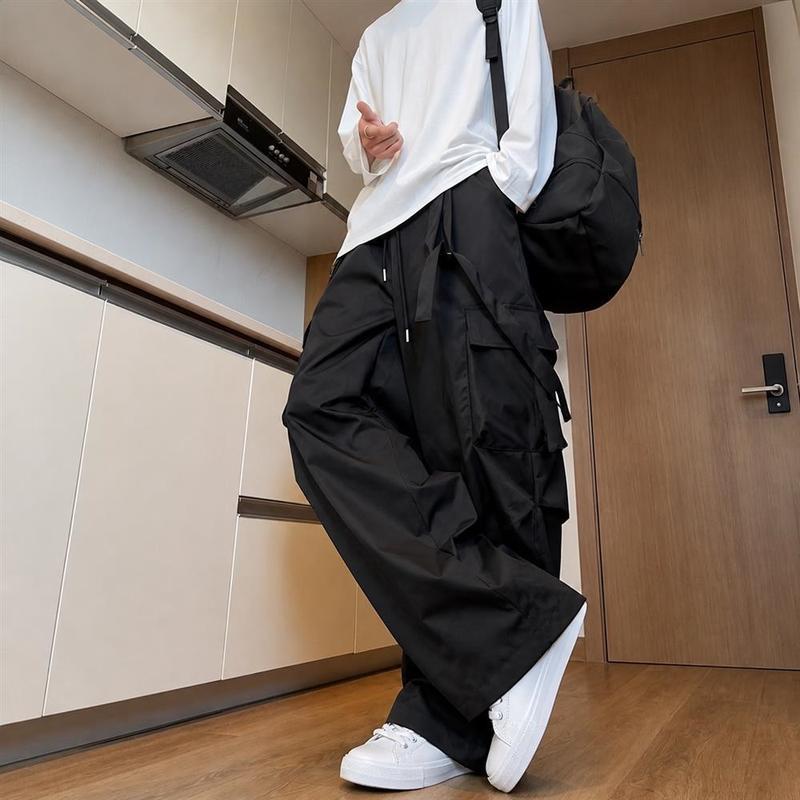 カーゴパンツ メンズ ワイドパンツ ストリート系 ヒップホップ ワーク 