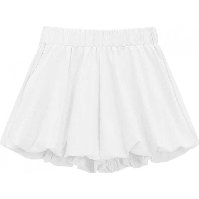 ショートパンツ かぼちゃパンツ レディース ハイウエスト バルーン